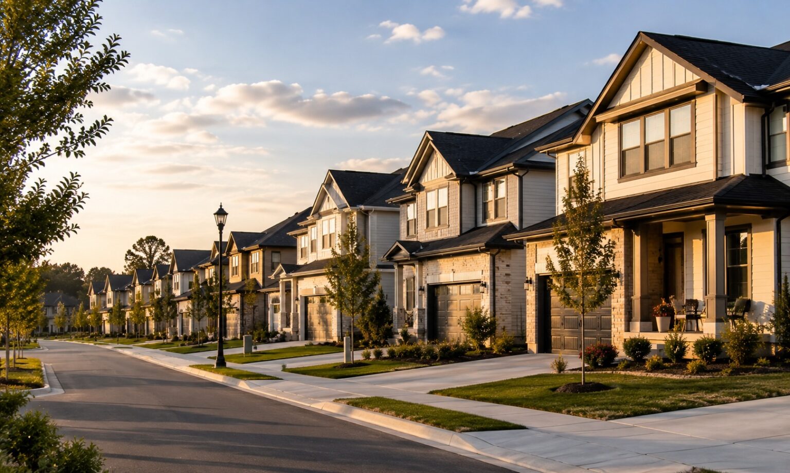 New construction subdivision
